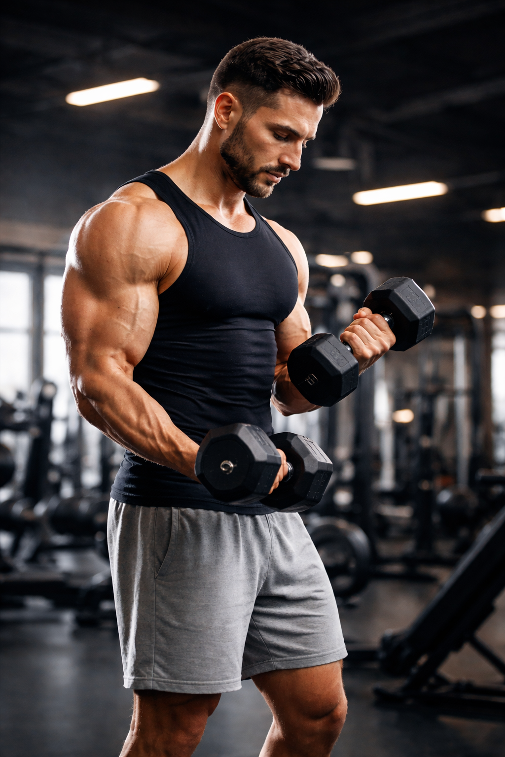 Treino de musculação